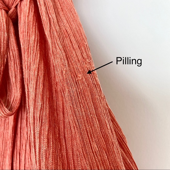 BACIO Surplice Neck Pleated Wrap Side Slits Maxi Dress. Size S. - Picture 11 of 13